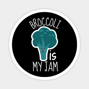 Broccoli Is My Jam Funny Magnet